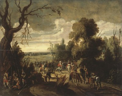Rest of Cavalrymen by Sebastiaen Vrancx
